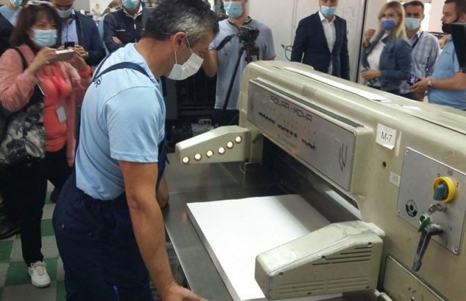 U bjelopoljskoj štampariji počelo štampanje glasačkih listića