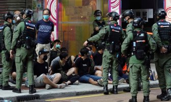 Protesti u Hongkongu: Policija uhapsila najmanje 90 demonstranata