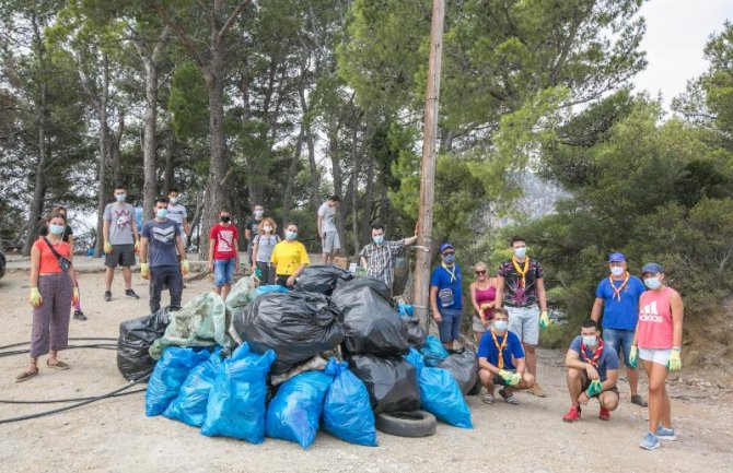Na crnogorskim obalama sakupljena ogromna količina otpada 