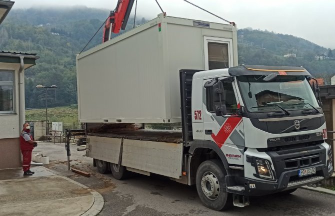 Bemax donirao bjelopoljskom Domu zdravlja kontejner za potrebe inicijalne trijaže