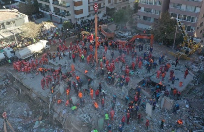 Turska: 69 žrtava zemljotresa, spasena jedna osoba poslije 36 sati