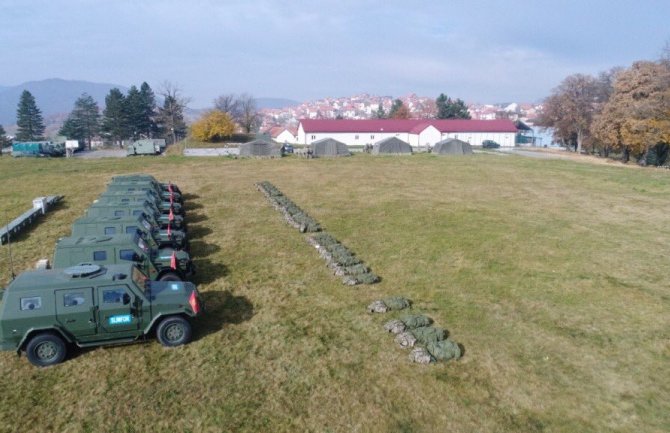 Odlučan odgovor 20: Vojna vježba u Pljevljima, angažovano oko 140 vojnika