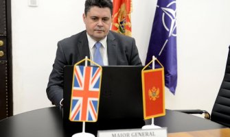 Pešić: Bilateralna vojna saradnja između UK i CG na zavidonom nivou