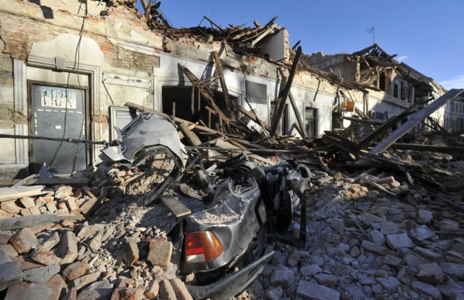 Zemljotres u Hrvatskoj oštetio 2.000 objekata