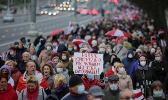 Oko 100 demonstranata lišeno slobode u Minsku tokom prvih ovogodišnjih demonstracija