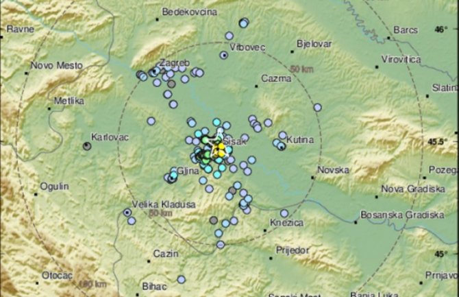Novi zemljotres kod Siska