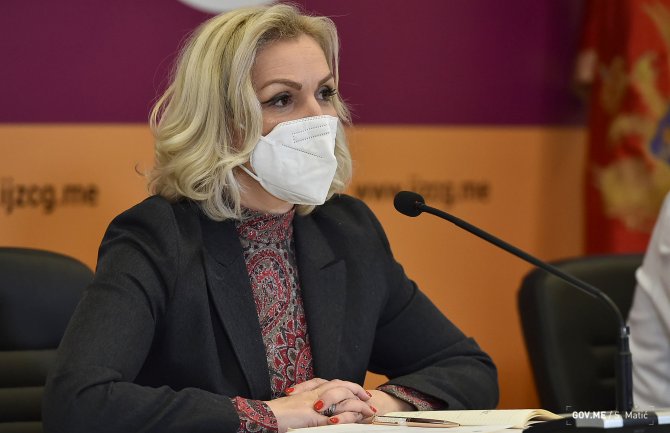 Ministarka zdravlja: Skrenuću pažnju Krivokapiću i članovima Vlade da moraju poštovati mjere