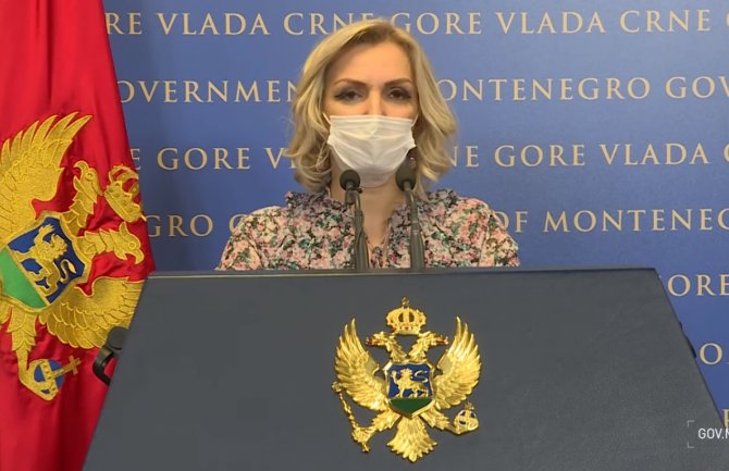 Borovinić-Bojović: Sjutra stiže 2.000 doza Sputnjikovih vakcina iz Srbije