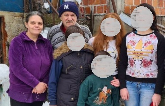 Apel za pomoć porodici Marinković sa četvoro maloljetne djece, mala invalidska penzija jedini prihod
