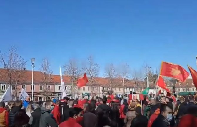 Građani se okupili da pokažu kako izgleda crnogorsko lice Nikšića