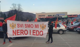 Auto kolone širom države: Skup za odbranu građanske i nezavisne Crne Gore 