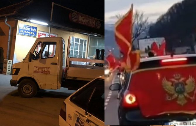 Bijelo Polje: Napad na auto-kolonu i  pokušaj otimanja crnogorske zastave 
