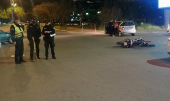 Udes u Podgorici, povrijeđen motociklista