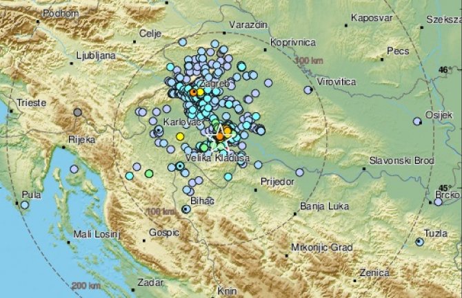 Novi zemljotres kod Petrinja