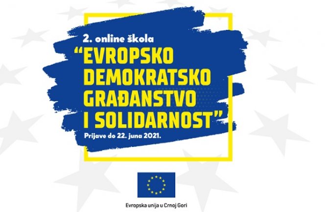 Delegacija EU i EU info centar organizuju online školu  o evropskom demokratskom građanstvu i solidarnosti