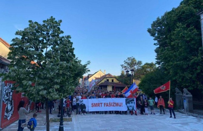 Protest na Cetinju: Svakog građanina mora zabrinuti čin skrnavljenja spomenika