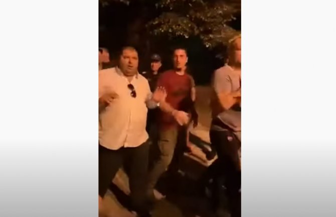 Aktivisti DF-a sinoć došli u Prijestonicu, Cetinjani ih nakon rasprave otjerali(VIDEO)