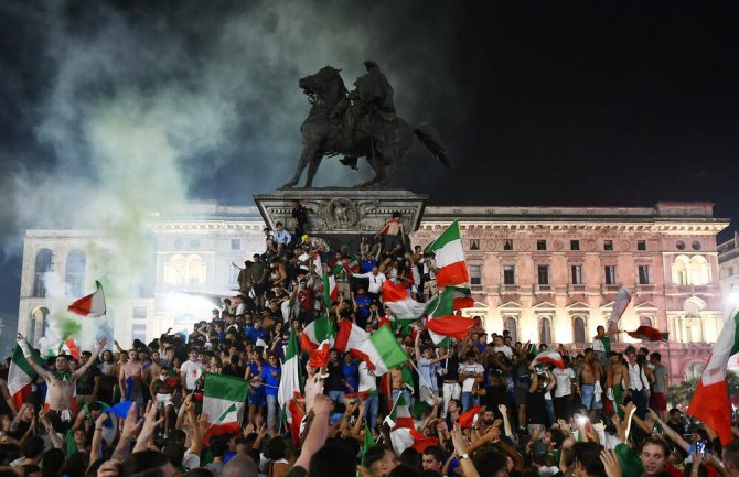 Porastao broj zaraženih u Italiji, zbog slavlja nakon EP u fudbalu