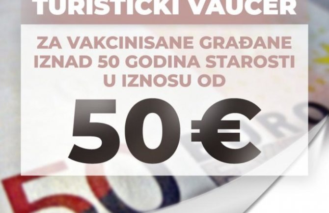 Građanima starijim od 50 godina turistički vaučeri u iznosu od 50 eura