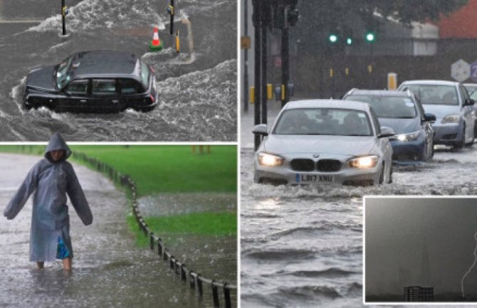 London: Poplave zatvorile metroe, bolnice pune vode, evakuisano 100 pacijenata