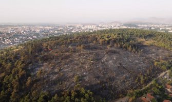 Tužan prizor: Pogledajte kako izgleda Gorica dan nakon požara(VIDEO)