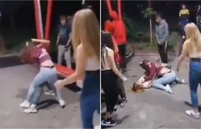 Uznemirujući snimak brutalne tuče djevojčica: Mučki se udaraju, vršnjaci navijaju (VIDEO)