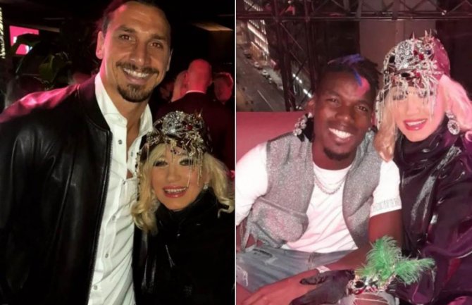 Nada Topčagić gost iznenađenja na rođendanu Ibrahimovića u Milanu