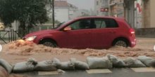 Poplavljene ulice u Budvi, otežano kretanje vozila(VIDEO)