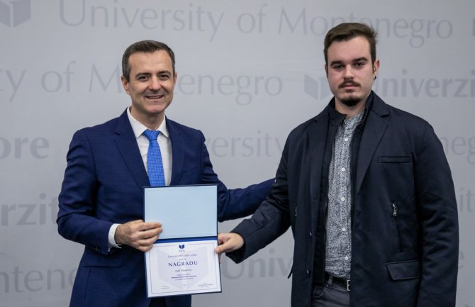 Luka Velašević - najbolji student Prirodno-matematičkog fakulteta: Uloženi trud se na kraju isplati 