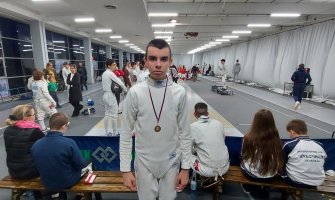 Prva internacionalna medalja za mačevanje u Crnoj Gori: Đuraškoviću bronza u Beogradu