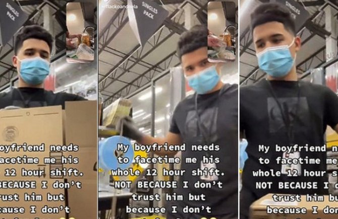 Šta ljubomora radi: Natjerala momka da se snima 12 sati dok je na poslu (VIDEO)