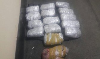Uhapšen crnogorski državljanin, pronađeno 13,5 kilograma marihuane