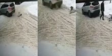 Uznemirujući snimak: Autom prešao preko žene dva puta, stravično(VIDEO)