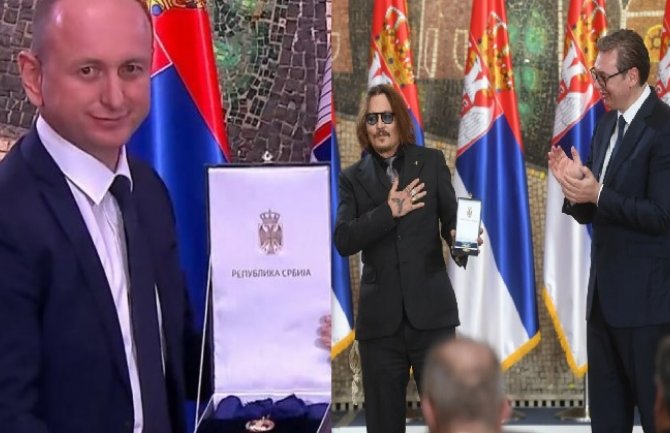 Vučić odlikovao Kneževića, Džonija Depa...