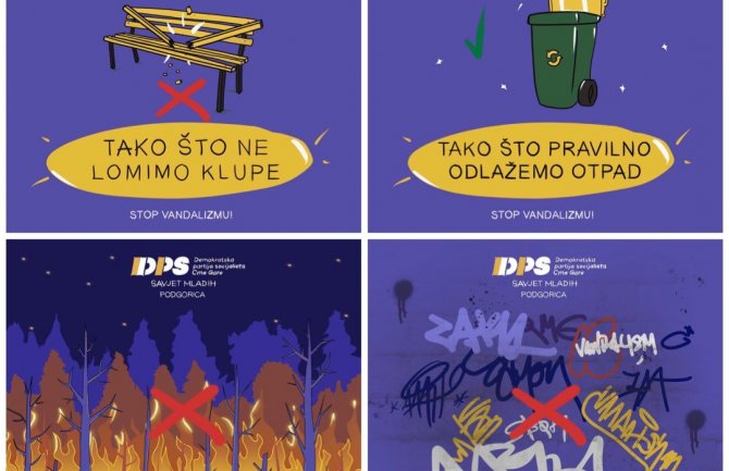 SM DPS Glavnog grada kreirao i pokrenuo internet kampanju “”Stop vandalizmu”