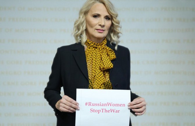 Lidija Đukanović se pridružila kampanji: Žene Rusije da zaustave rat u Ukrajini