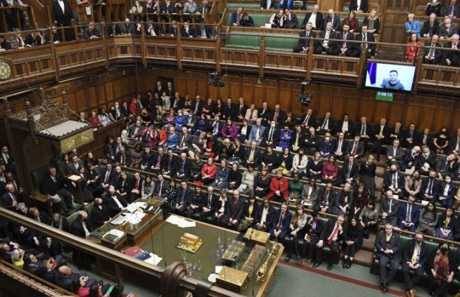 Zelenski govorio pred donjim domom britanskog parlamenta: Za nas je biti ili ne biti, u ovome ćemo ići do kraja