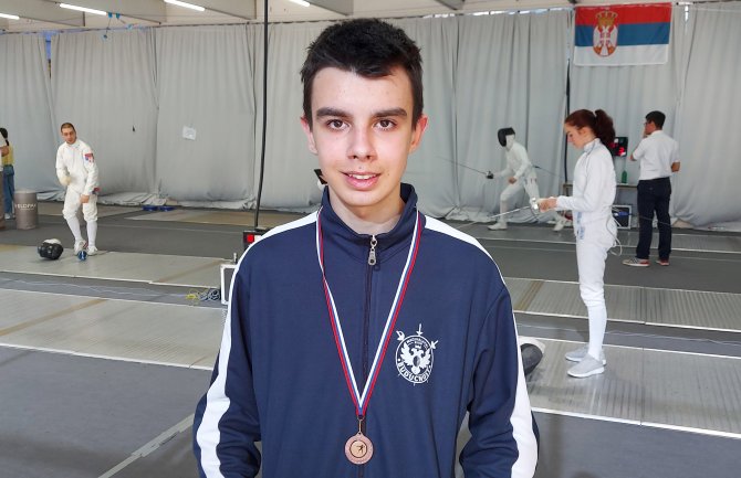 Nova internacionalna medalja za olimpijsko mačevanje u Crnoj Gori: Bronzani Filip