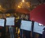 Sinoć organizovan protest ispred MUP-a i ANB-a zbog prijetnji Zekoviću: Spava li ruka pravde?