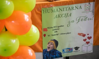 Na humanitarnom bazaru u Podgorici za Feđu Alkovića prikupljeno 2.807 eura