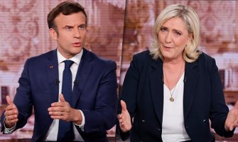 Makron nekoliko procenata ispred Le Pen