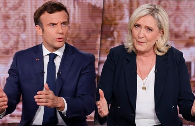 Makron nekoliko procenata ispred Le Pen