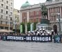 Performans Žena u crnom: Razvijen transparent „Srebrenica – ime genocida“