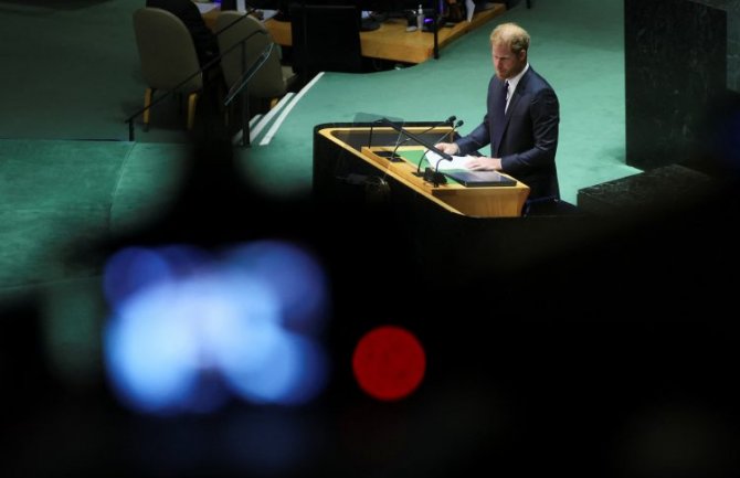 Britanski princ Hari u UN: Naš svijet je ponovo u plamenu