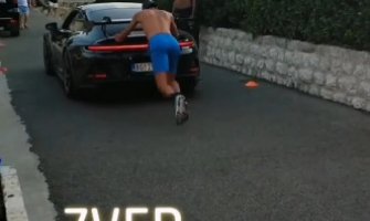  Neobičan trening Novaka Đokovića, guranje automobila (Video)
