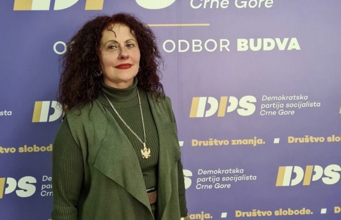 DPS Budva: Dragana Mitrović jednoglasno izabrana za nositeljku liste na predstojećim izborima