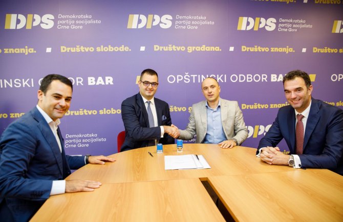 DPS i SDP potpisali sporazum o koalicionom nastupu na predstojećim lokalnim izborima u Baru