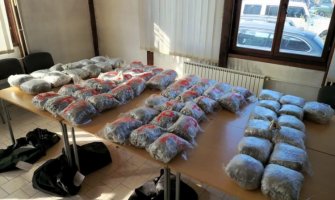 Crnogorac uhapšen u Novom Pazaru: U kolima prevozio 70 kilograma marihuane