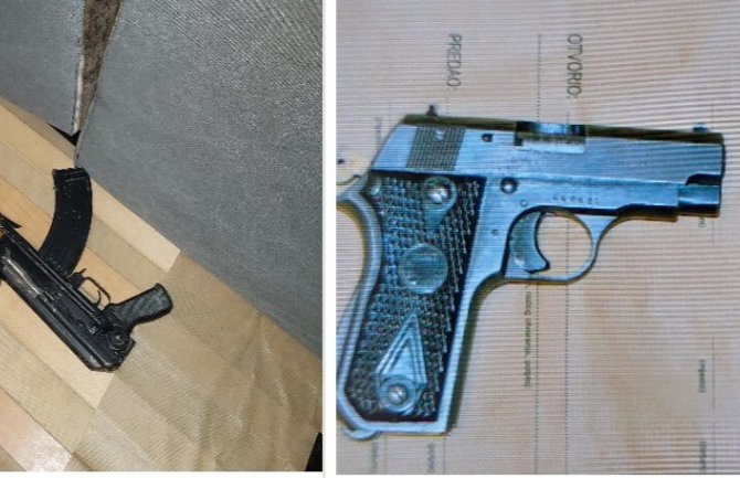 Kod Podgoričanina pronađen pištolj i puška u ilegalnom posjedu
