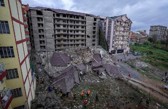Najrobi: Srušila se zgrada u izgradnji